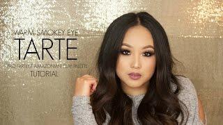 Warm Smokey Eye Tarteist PRO Palette Tutorial | Asian Hooded Eyes