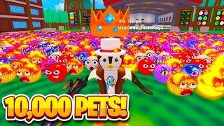 I EQUIPPED 10,000 PETS THEN THIS HAPPEND.... | Safe Cracking Simulator