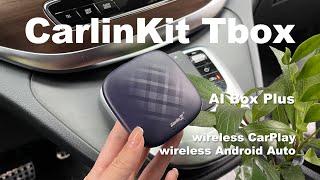 CarlinKit Tbox Plus | AI box supports wireless Android 12.0/CarPlay/Android Auto, 3 in 1 system!