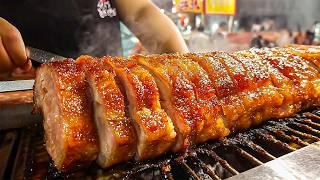 Amazing! Crowded Line Up Everyday/ Super CRISPY Roast Pork, Duck, Chicken - Saigon Street Food