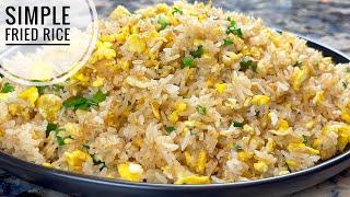 Simple Egg Fried Rice | How To Make Fried Rice At Home | How To Make  Fried Rice Without Vegetable