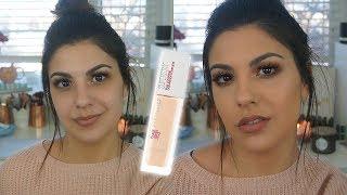 NEW Maybelline Super Stay Full Coverage Foundation Review & Demo | Amanda Speroni