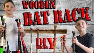 DIY WOODEN BAT RACK: A how to start to finish