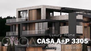 Modern Architecture HOUSE A+P 3305 | 462m2 | LANDSCAPE & INTERIORS |Ecuador | in 4K | ORCA