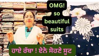 16June,OMG soo beautiful suits,ਹਾਏ ਰੱਬਾ!ਬਹੁਤ ਹੀ ਸੋਹਣੇ ਸੂਟ ਨੇ @klerclothhouse patiala