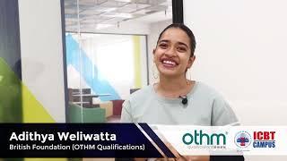 ICBT British Foundation Diploma Student Adithya Weliwatta