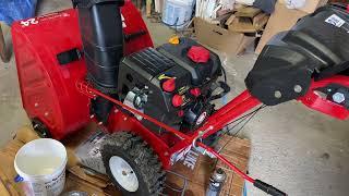 Troy Bilt 2410 Basic Carb Cleaning | Snow Blower Running Rough #snowblower #carburetor #troybilt