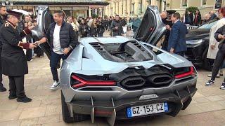 Billionaire Arriving at Casino de Monaco in NEW LAMBORGHINI REVUELTO!!