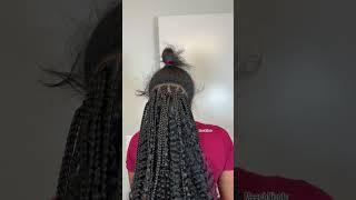 The cutest Crochet Boho Braids! #crochetbraids #naturalhair #protectivestyles #fyp