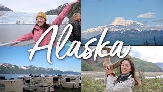 阿拉斯加9天8晚夏季旅行VLOG | 房车体验 | 出海钓鱼 | 冰川 | Denali国家公园 | Zipline |  | Alaska travel vlog