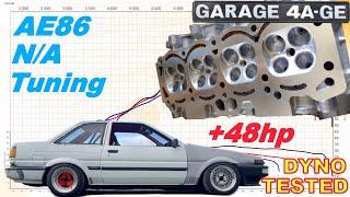 AE86  Ported head & Cam upgrade - Dyno tested