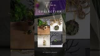 Introducing the "Flora Collection" by CRAFTY CRAWLY - Where Ideas Blossom into Beautiful Jewelry!