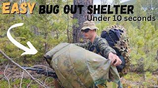 Quick effective shelter during adverse conditions