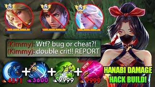 HANABI BEST HIGH DAMAGE HACK BUILD 2024! THIS BUILD IS LITERALLY BROKEN! ( PLS ABUSE THIS BUILD! )