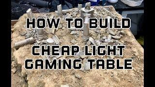 How To Build A Cheap Lightweight Gaming Table