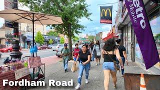 Walking Fordham Road The BRONX New York City Summer Walk 2024