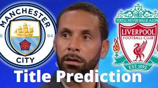 Rio Ferdinand sends Man City title message to Liverpool after Pep Guardiola 'middle finger' claim