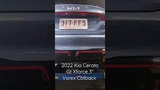 2022 Kia Cerato Gt Xforce Varex Catback install at Northside Custom Exhausts