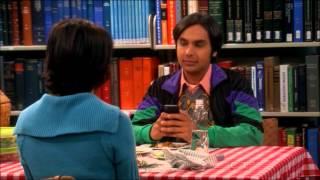Raj Has A Texting Date