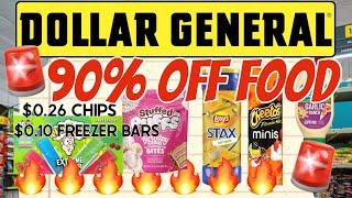 DOLLAR GENERALUNDER $1 FOOD, DRINK, $0.10 FREEZER BARS, $0.26 CHIPSRIGHT NOW IN STORE