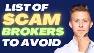Scam Forex Brokers every BEGINNERS must avoid