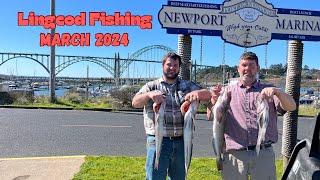 March Lingcod Fishing In The Pacific Ocean. Newport, Oregon. #fishing #pacific #ocean