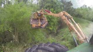 John Deere Tractor Mowing