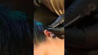 Helix Piercing using BVLA Panaraya  Pierced by Jabba @get-piercedltd Carlisle, Cumbria