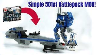 How to simply UPGRADE the LEGO Star Wars 501st Battlepack! | Set 75280 Alternative Build!