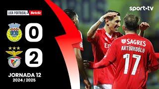 Resumo: Arouca 0-2 Benfica - Liga Portugal Betclic | sport tv