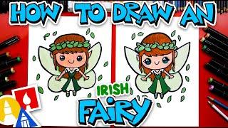 How To Draw An Irish Fairy For St. Patrick's Day ️