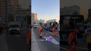 Как поставить крабом всю Таганскую площадь на ровном месте? #мото #мотомосква #жкх #разметка