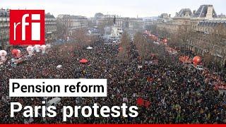 French unions hail massive turnout for protests against pension reform • RFI English