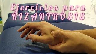 Ejercicios para RIZARTROSIS ( artrosis del dedo pulgar). Refuerzo de musculatura tenar.