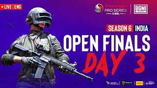 [EN] BGMI Snapdragon Mobile Open Finals Day 3 | Season 6 India