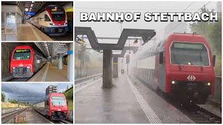 Züge beim Bahnhof Stettbach | Trains at Stettbach station (2023)