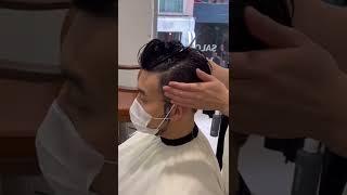 행복해지는 커트를 합니다 슬릭백 스타일