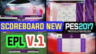 PES 2017 NEW PREMIER LEAGUE V1 SCOREBOARD 23-24