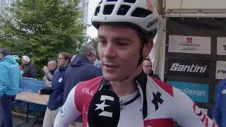 Mauro Schmid - Interview at the start - World Championships Road Race (Zürich) 2024