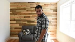 How I Made an Awesome Reclaimed Wood Accent Wall with Timberchic!