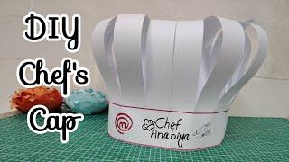 How to make chef's cap with paper for school project | DIY Paper Chef's Hat