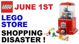 JUNE 1ST - LEGO STORE - SHOPPING DISASTER !