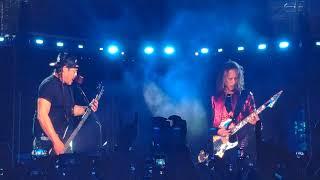 Концерт Metallica 21 июля 2019. Группа Крови - кавер песни группы Кино (Виктор Цой)