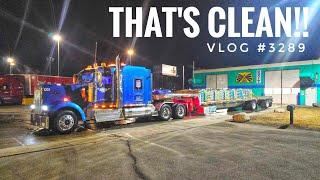 THAT'S CLEAN!! | My Trucking Life | Vlog #3289