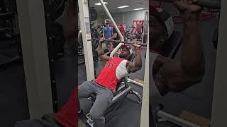 I know it's Smith Machine but still for me,  3 plates plus a 10 each side  only a double but 