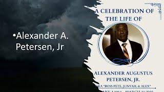 Alexander A. Petersen, Jr Memorial Service