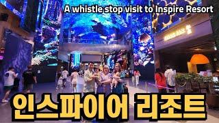 A whistle stop visit to Inspire Resort | Amazing media art in Korea | Inspire Resort in Korea