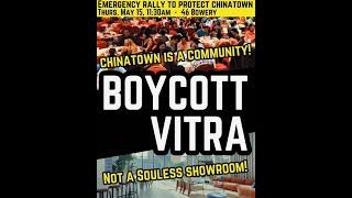 Demostration in Chinatown NYC, May 15, 2025