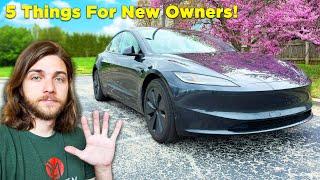 5 Things I Learned as a New Tesla Owner!