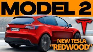 5 MINUTES AGO! New 2025 Tesla Model 2 Redwood! What Happened To The $25,000 Car?